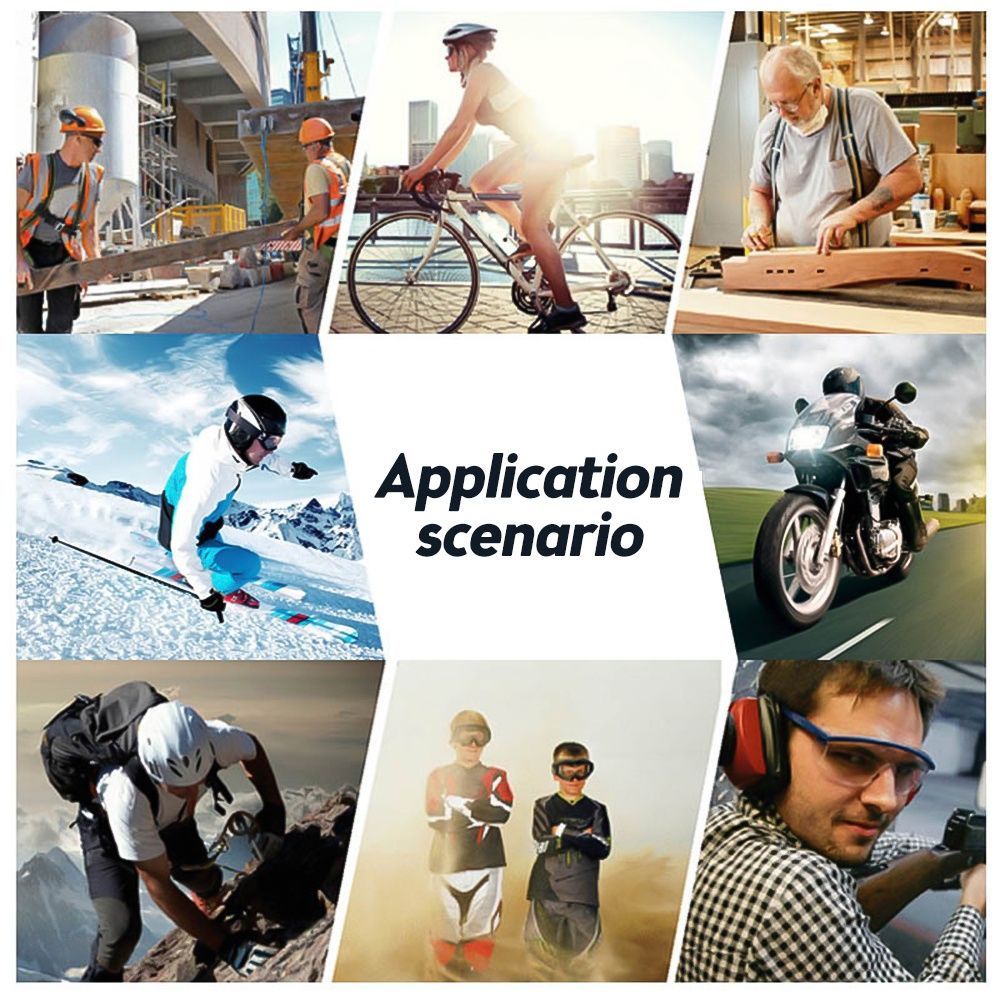 Kính Gắn Nón Bảo Hiểm Chuyên Dụng Cho Người Đi Xe Mô Tô