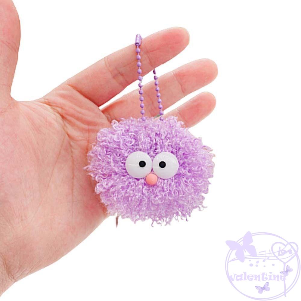 Móc Khóa Banh Lông Xù Mini Dễ Thương Dành Cho Bé