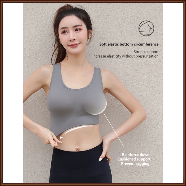 Áo Ngực Thể Thao 4 Dây Chéo Lưng Chống Sốc Siêu Bền Cho Nữ