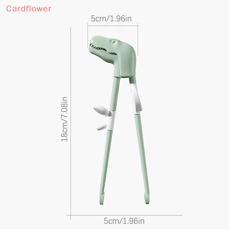 &lt; Cardflower &gt; Dụng Cụ Ăn Uống Hình Khủng Long Dễ Thương Cho Bé