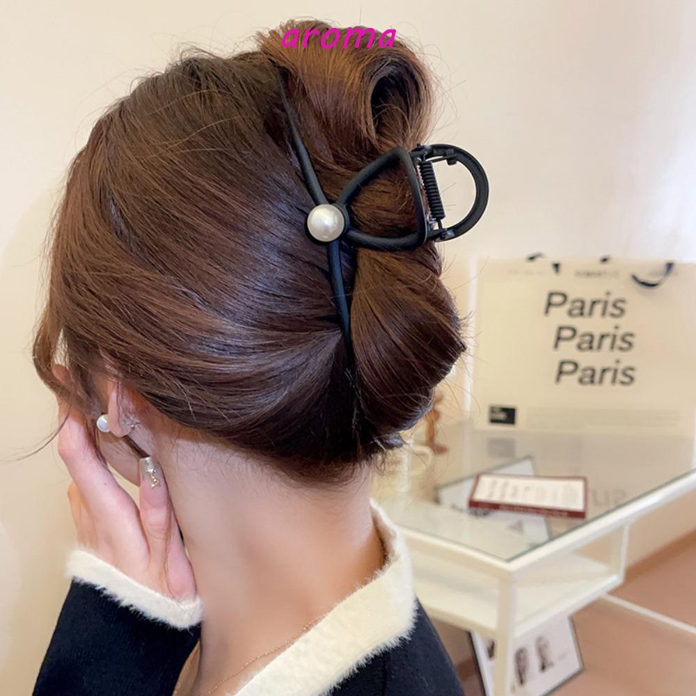 Kẹp Tóc Càng Cua Bản Rộng Co Giãn Cổ Điển Ngọt Ngào Cho Nữ