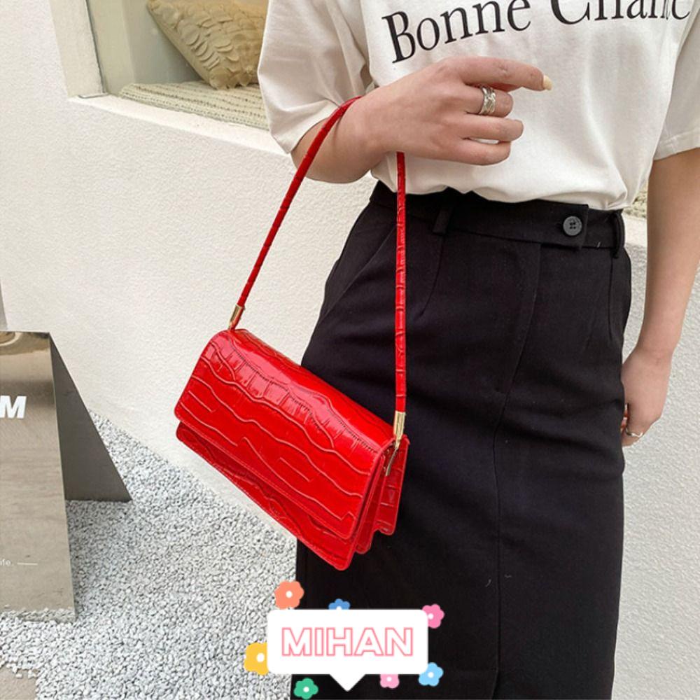 Túi Da Cá Sấu PU Đeo Dưới Cánh Tay MIHAN1