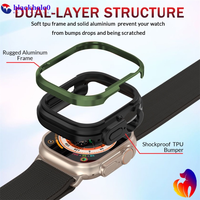 Ốp Bảo Vệ Chống Bụi Chống Rơi Siêu Mỏng Dành Cho Đồng Hồ Ultra Iwatch8 41mm 45mm 49mm