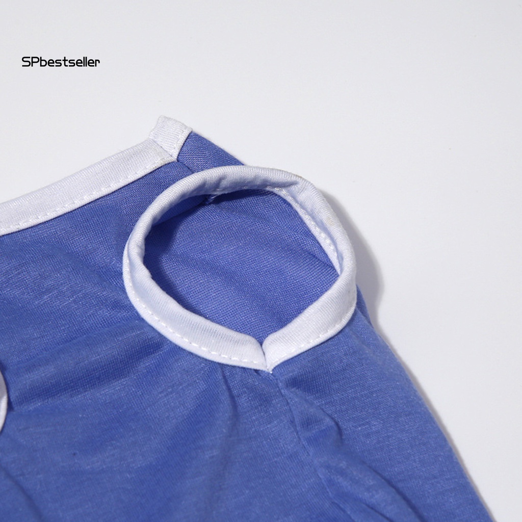 Áo In Chữ Màu Xanh Dương Nhạt Thoáng Khí Thời Trang Cho Cún Cưng