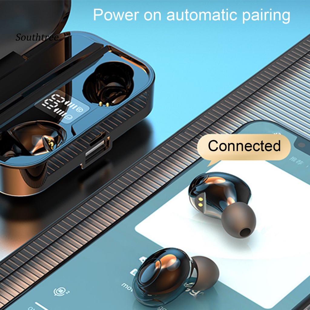 Tai Nghe Nhét Tai Không Dây Bluetooth 5.0 Chống Tiếng Ồn Phong Cách Thể Thao
