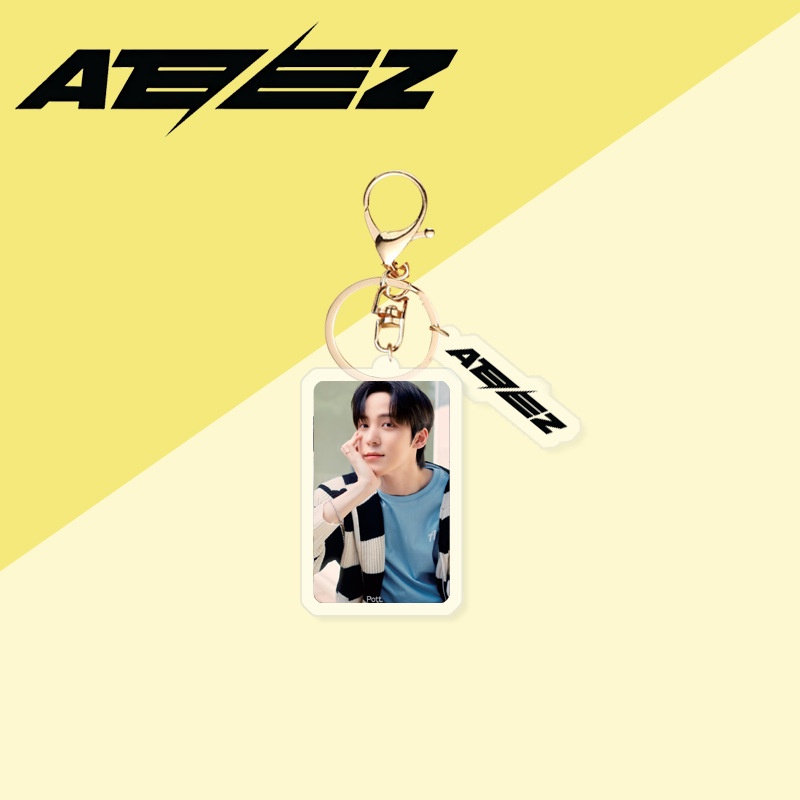 Móc Khóa Acrylic Hình Nhóm Nhạc ATEEZ