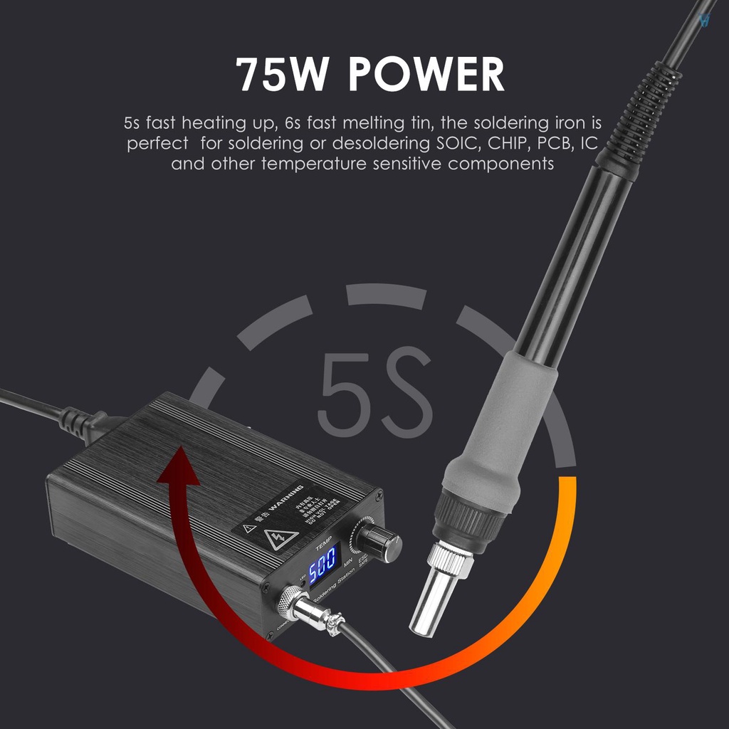 Bộ Dụng Cụ Hàn Điện PCB IC 75W Thông Minh Đa Năng