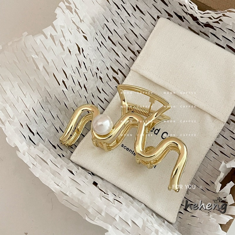 Kẹp TóC PhốI HạT NgọC Trai Giả ThờI Trang Cho Nữ