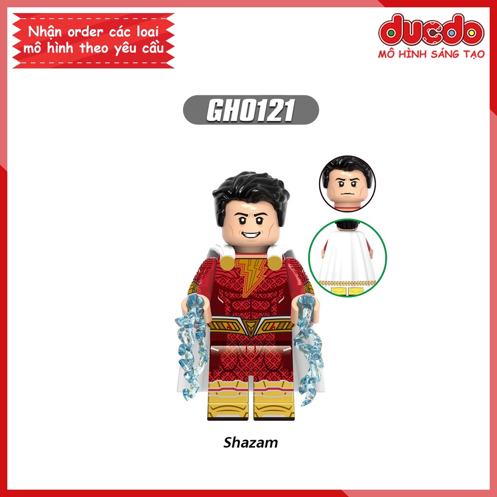 Minifigures các nhân vật siêu anh hùng trong Shazam - Đồ chơi Lắp ghép Xếp hình Mô hình Mini XINH G0116