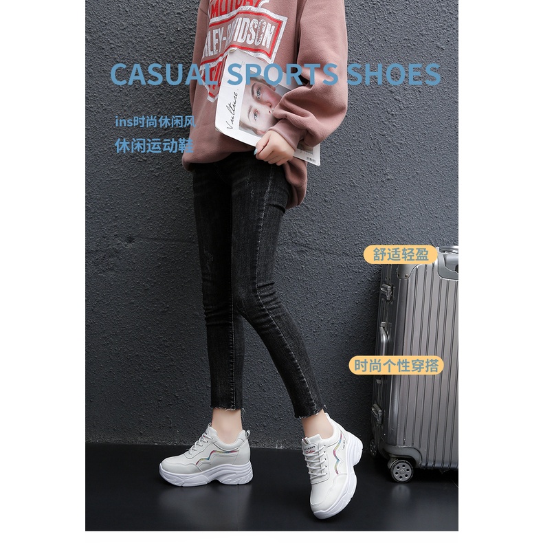 Giày Nữ Thể Thao Độn Đế , Giầy Thể Thao Nữ K.AOO AA6347