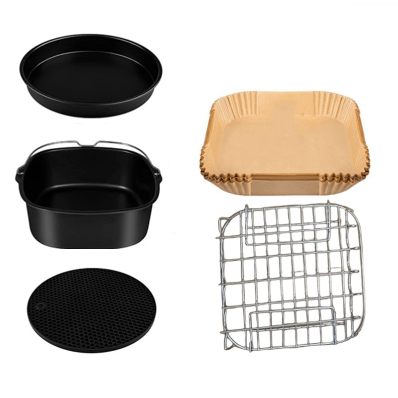 Thùng bánh 8 Inch Pizza Pan Air Fryer Phụ kiện cho Bếp lò nướng tại nhà