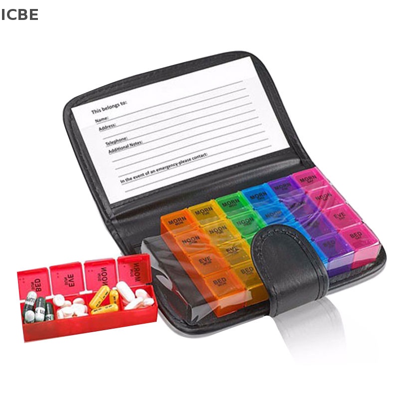 Hộp Đựng Thuốc 7 Ngày Mang Đi Du Lịch Tiện Lợi