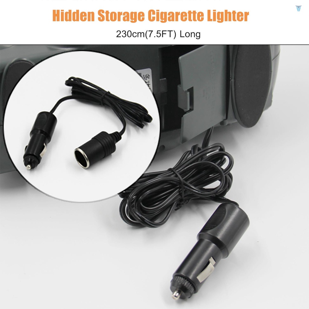 Máy Bơm Lốp Xe Có Đèn LED DC 12V 120PSI Chuyên Dụng