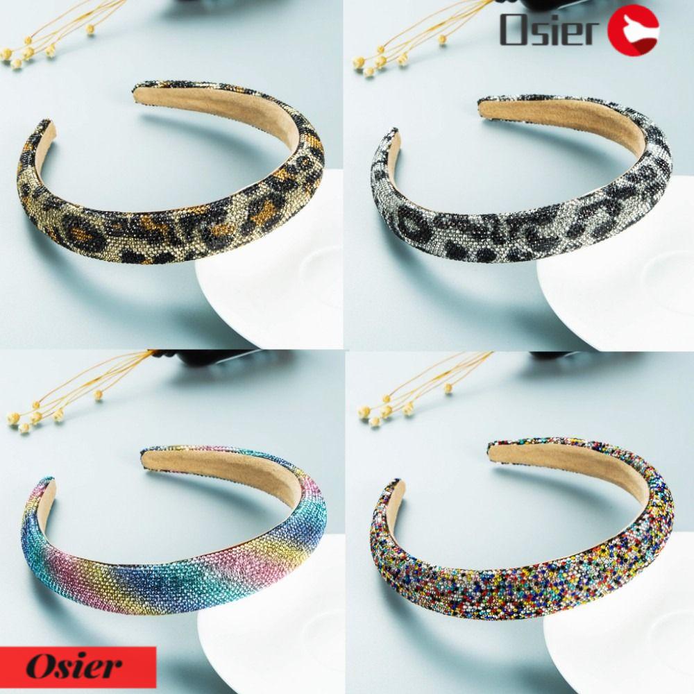 1 Băng Đô Cài Tóc Họa Tiết Da Báo Phong Cách Baroque Thời Trang Dự Tiệc Cho Nữ