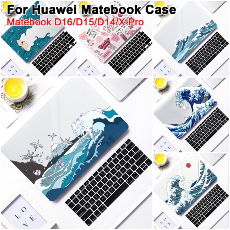 Ốp Lưng Kèm Bàn Phím Cho Huawei D16 D14 Casing Huawei D15 Core i5 Laptop 15 Inch Matepad D14 D15 2021 Cover 2020 2018 3A5B CGRV