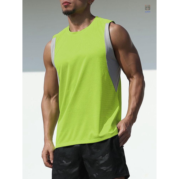 Áo Thun Thể Thao Sát Nách Thoáng Khí Nhanh Khô Thân Thiện Với Da Cho Nam