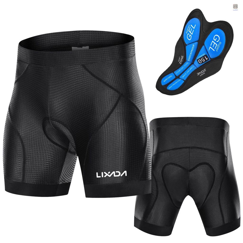 Quần Short Có Đệm 3D Chống Trượt Đi Xe Đạp Cho Nam Lixada