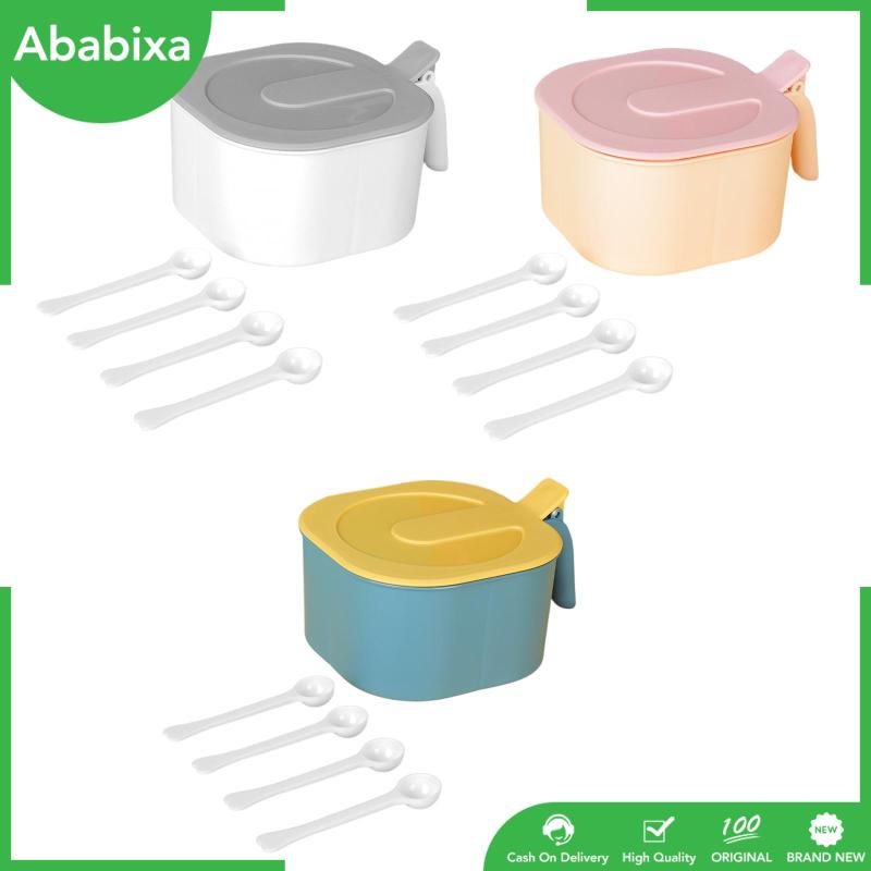 Hộp Đựng Gia Vị 4 Ngăn Tiện Dụng Cho Nhà Bếp