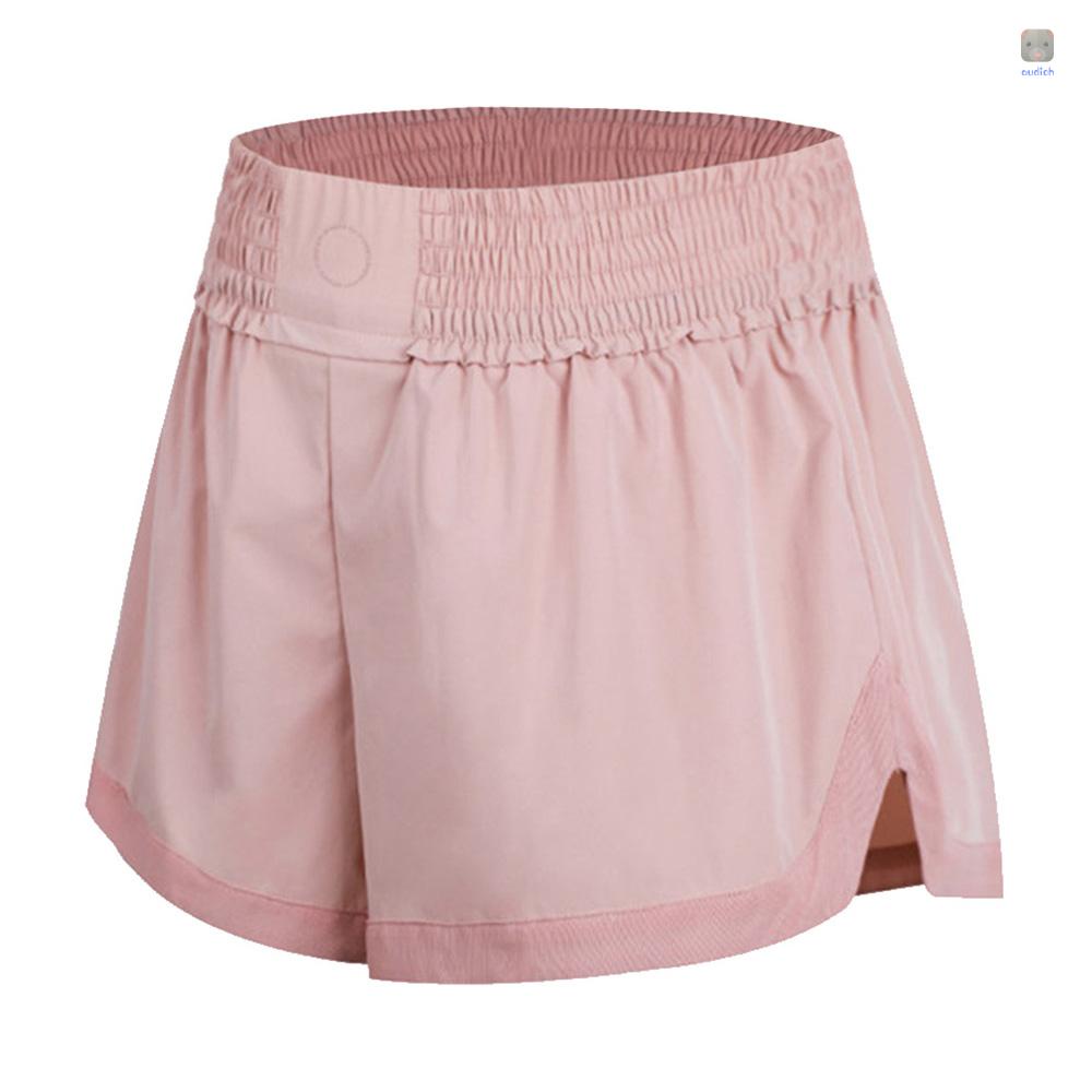 Quần Short Thể Thao 2 Trong 1 Thoáng Khí Mau Khô Cho Nữ