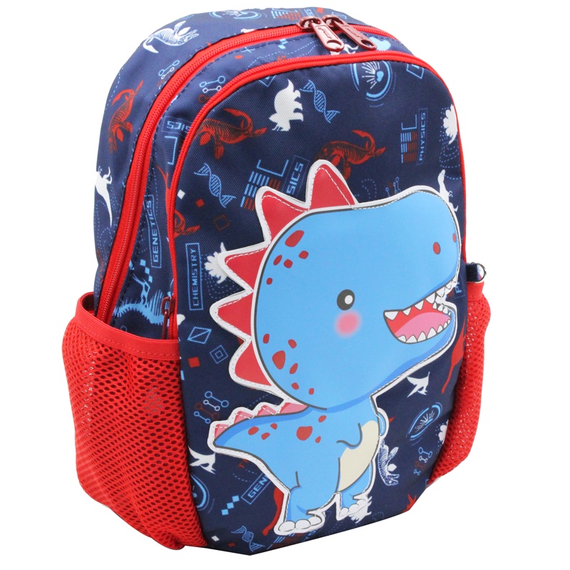Ba Lô Học Sinh Bé Trai Size S - Dino - Miti BL1082S-DIN-X.DEN-DO - Màu Xanh Đen