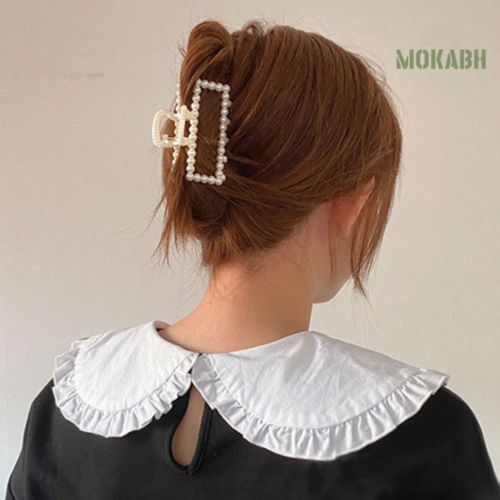 Kẹp Tóc Đính Ngọc Trai Giả Thiết Kế Thanh Lịch Thời Trang