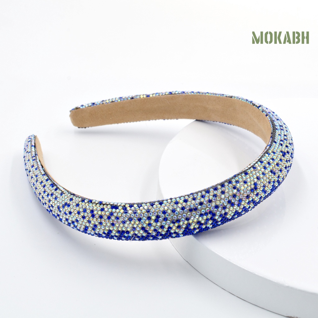 Băng Đô Đính Đá Lấp Lánh Phong Cách Baroque Cổ Điển