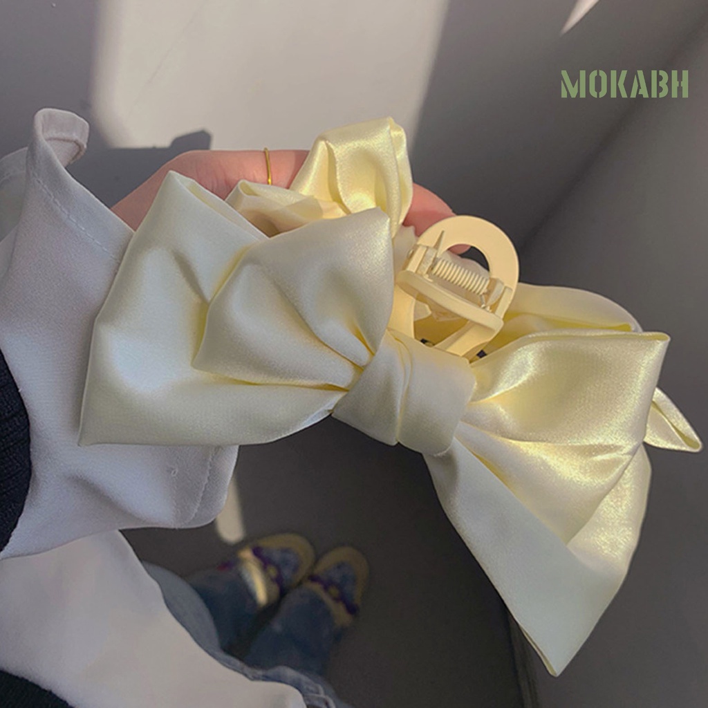 Kẹp Tóc Hình Nơ Hai Mặt Phong Cách Hàn Quốc Dành Cho Nữ