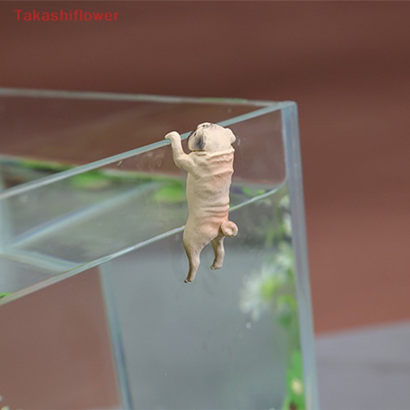 Phụ Kiện Treo Trang Trí Bể Cá Hình Chó Pug Dễ Thương