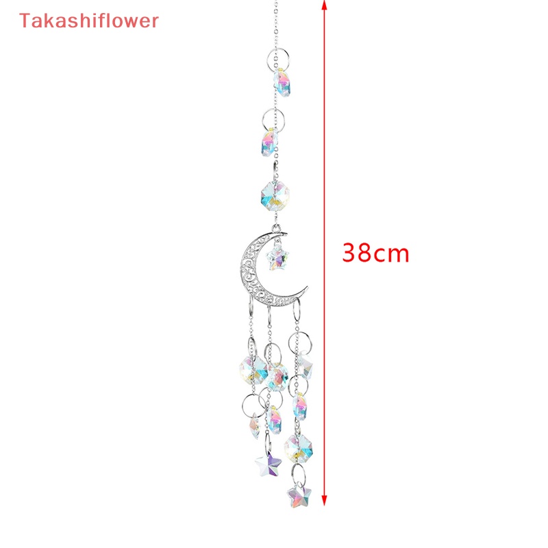 1 Dreamcatcher Hình Mặt Trăng Và Ngôi Sao Đính Kim Cương Giả