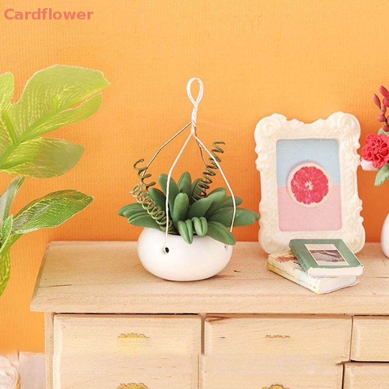 Chậu Cây Xanh Có Dây Treo Trang Trí Nhà Búp Bê 1: 12 Mới