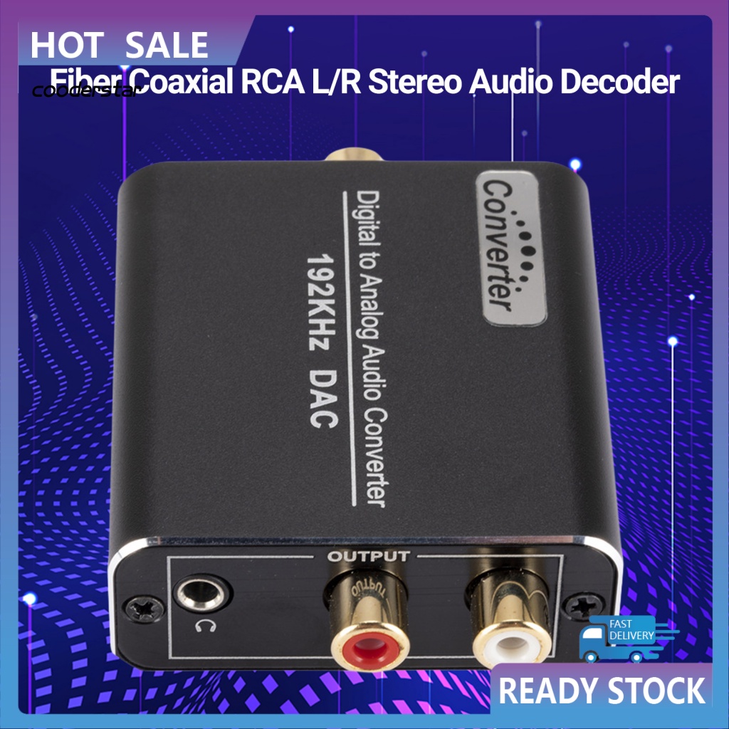 Chip Chuyển Đổi Âm Thanh Kỹ Thuật Số Sang Analog RCA L / R Chuyên Dụng Cho Gia Đình