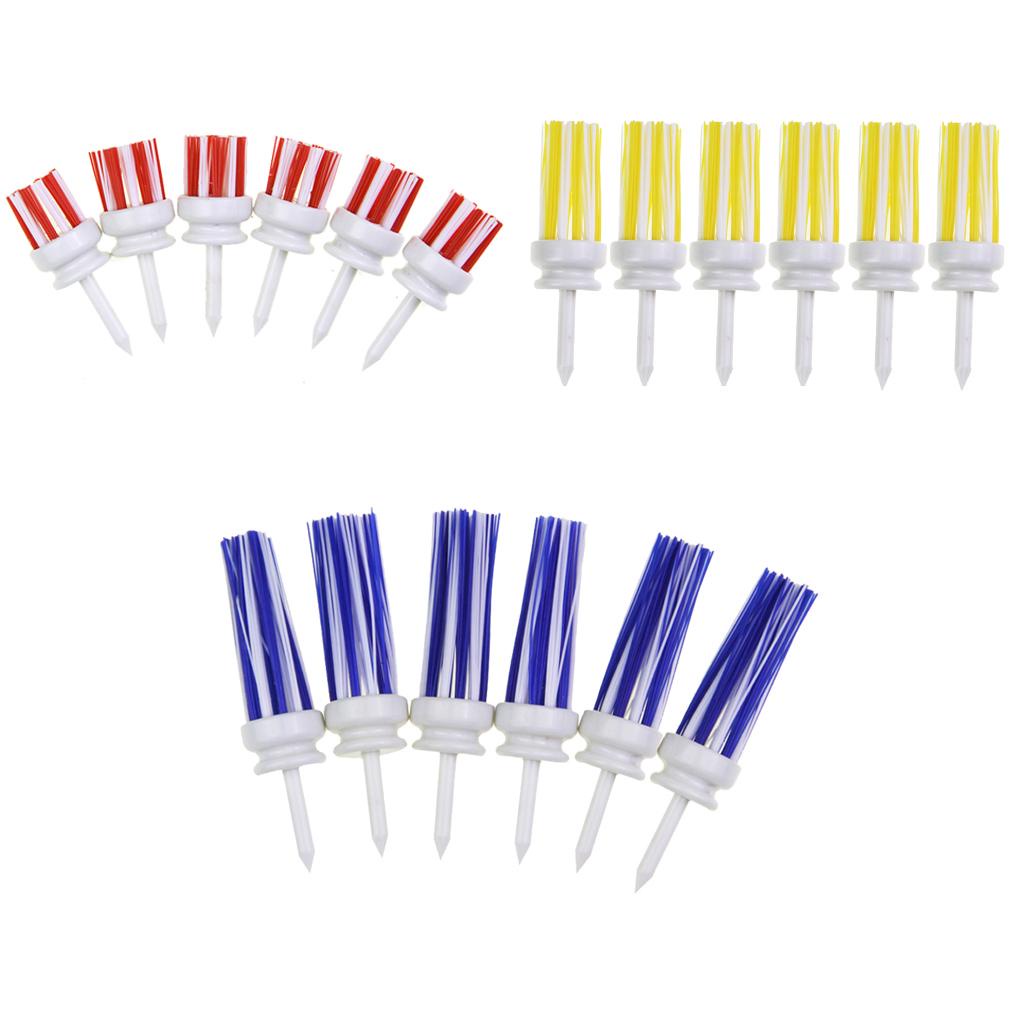 Bộ 6 Đinh Gắn Bóng Golf Bằng Len Nhiều Màu Sắc Chuyên Nghiệp Thời Trang