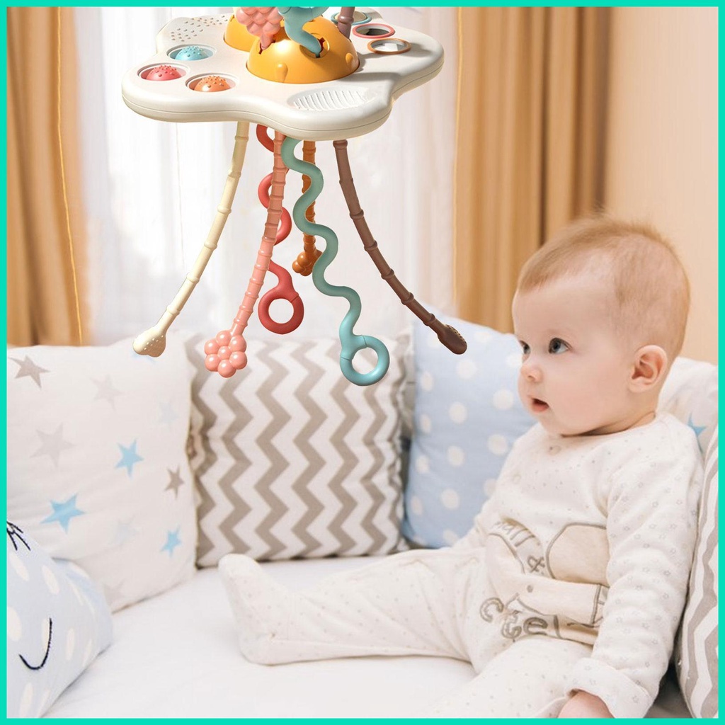 Đồ Chơi Dây Kéo Theo Phương Pháp Montessori Cho Bé