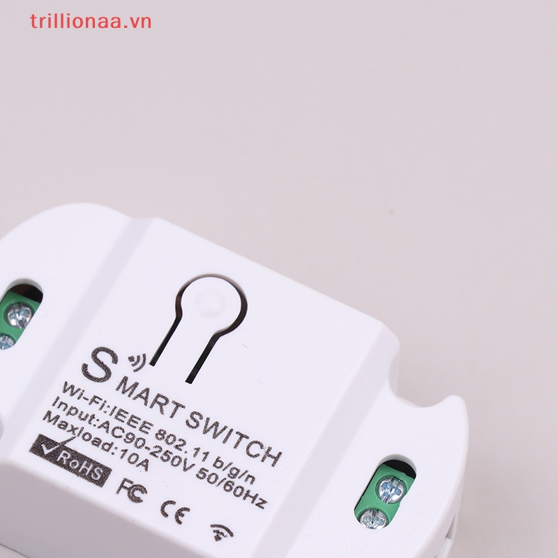 Công Tắc Điều Khiển Đèn Không Dây Thông Minh 10A Kết Nối Wifi