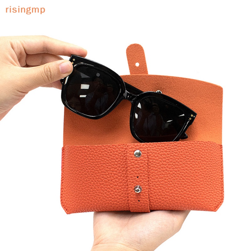 Hộp Đựng Mắt Kính Bằng Da Mềm Dạng Ví Dài Gấp Lại Được Thời Trang Dành Cho Bạn Nữ