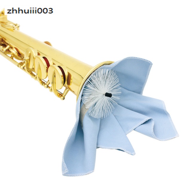 Tăm Bông Vệ Sinh Thân Kèn Saxophone Với Dây Đầu Cọ Bằng Sợi Microfiber Thấm Hút Tốt Tiện Dụng