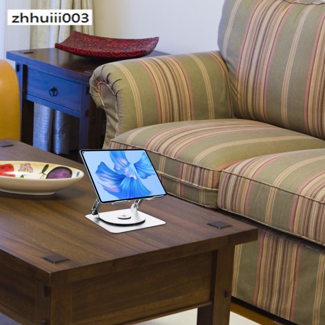 Giá Đỡ Laptop Bằng Hợp Kim Nhôm Hai Tầng Có Thể Xoay Tiện Dụng