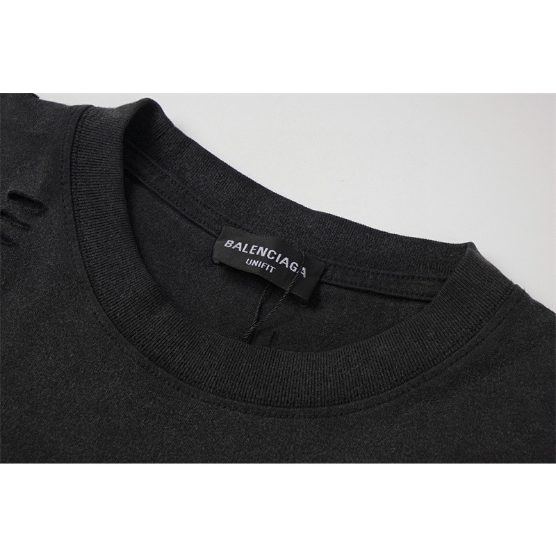 Bán Chạy Nhất Áo Thun Cotton Tay Ngắn Thêu Chữ Đục Lỗ Plus Size Unisex