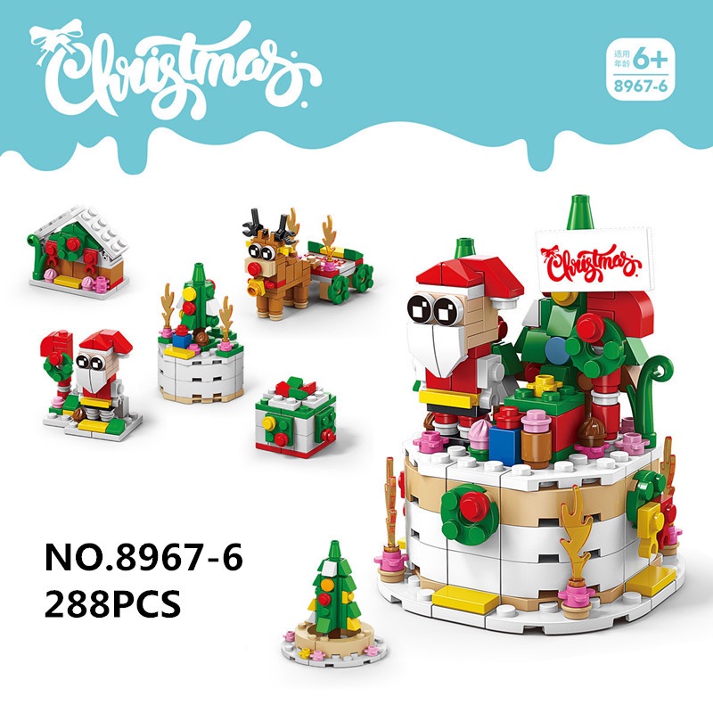 Gorock DIY Khối Xây Dựng Giáng Sinh Đáng Yêu DIY Wonderland Với Kawaii Cho Trẻ Em!