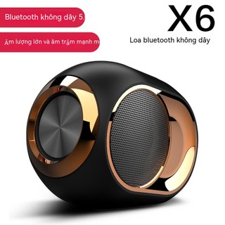 Loa Bluetooth X6 Loa siêu trầm ngoài trời Bluetooth không dây