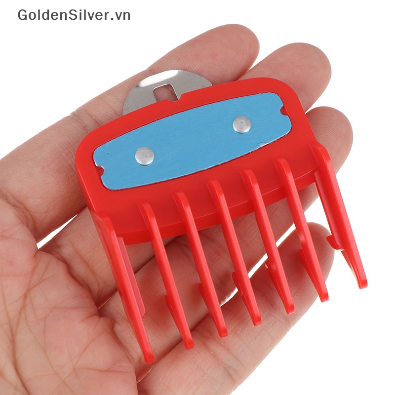 Lược Chải Tóc Màu Bạc / Vàng 1.5 + 4.5mm Kèm Tông Đơ Kim Loại Tiện Dụng