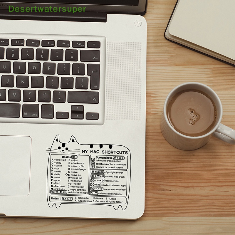 1 Miếng Dán Bàn Phím Tắt Cho MacOS Laptop