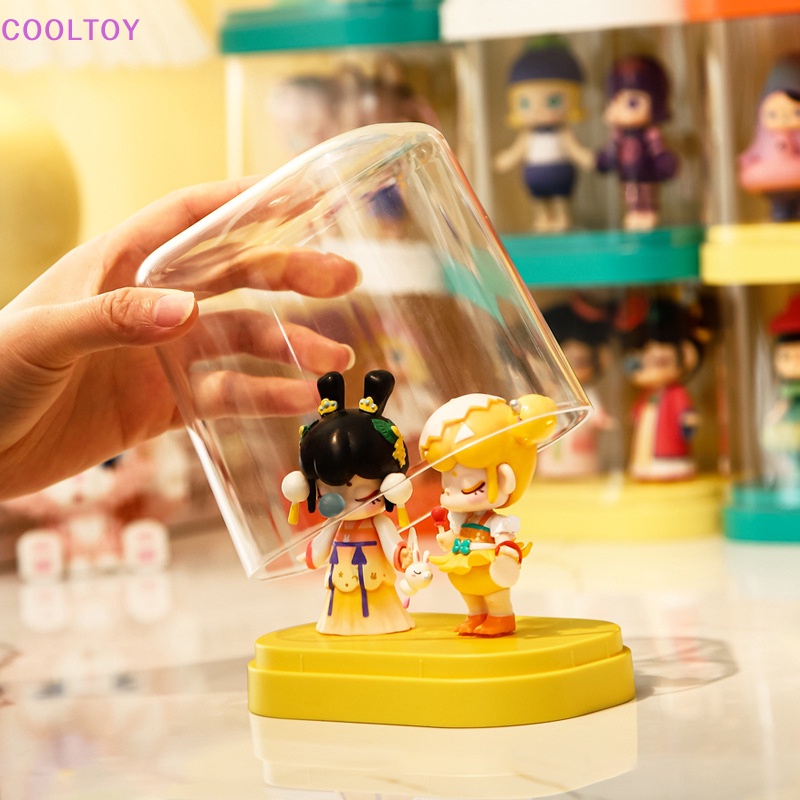 Cooltoy 1 Hộp Trưng Bày Mô Hình Búp Bê Trong Suốt Chống Bụi