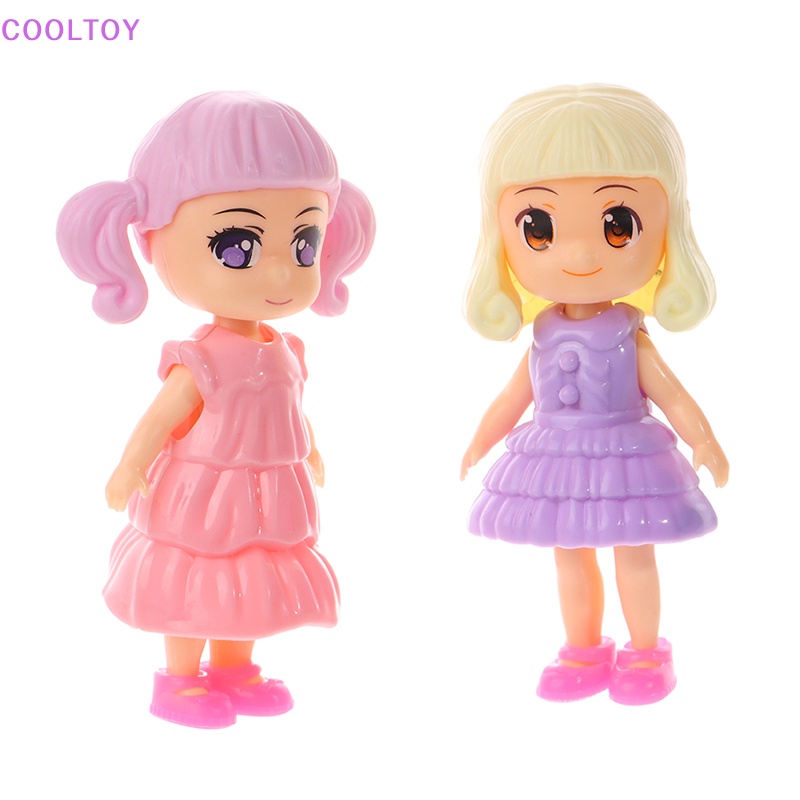 Cooltoy 1 Búp Bê Hoạt Hình Mặc Quần Áo Có Tóc Có Thể Tháo Rời 9.5 / 10cm