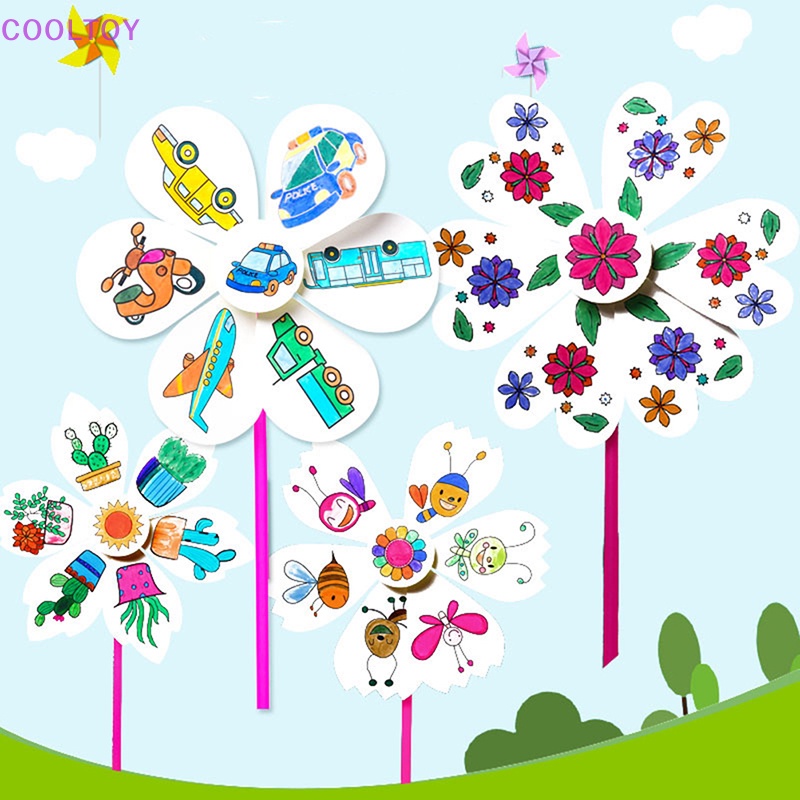 Cooltoy 1 Đồ Chơi Làm Thủ Công Hình Cối Xay Gió Trống Nghệ Thuật Cho Trẻ Mẫu Giáo