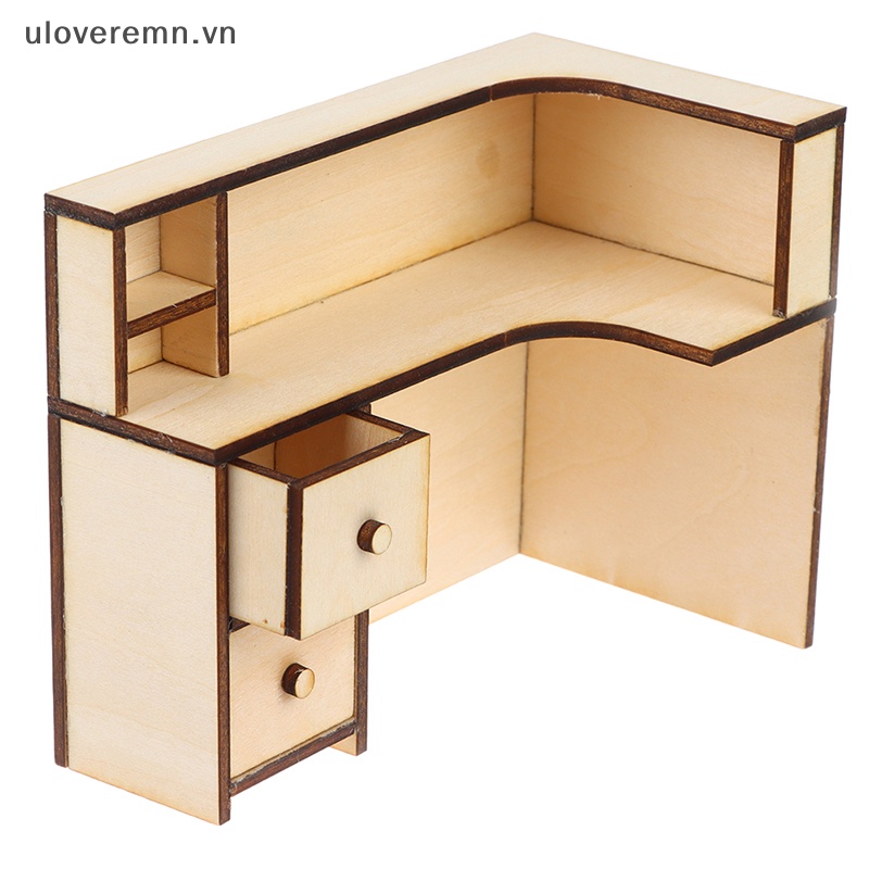 Mô Hình Bàn Tính Tiền Mua Sắm Mini Tỷ Lệ 1: 12 Dùng Trang Trí Nhà Búp Bê