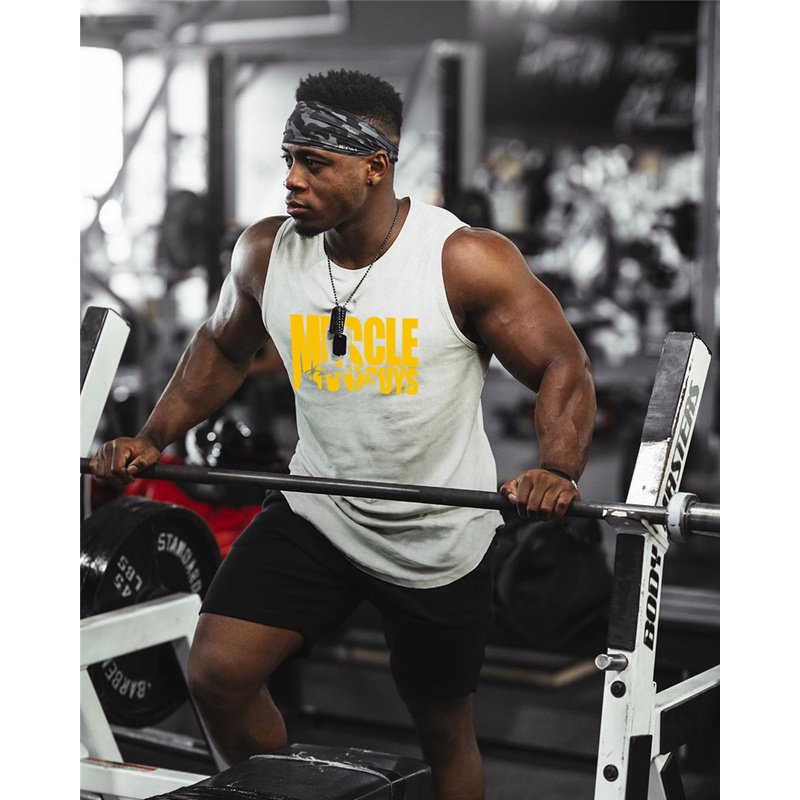 Áo Ba Lỗ Tập Gym Phối Lưới Nhanh Khô Thời Trang Mới 2023