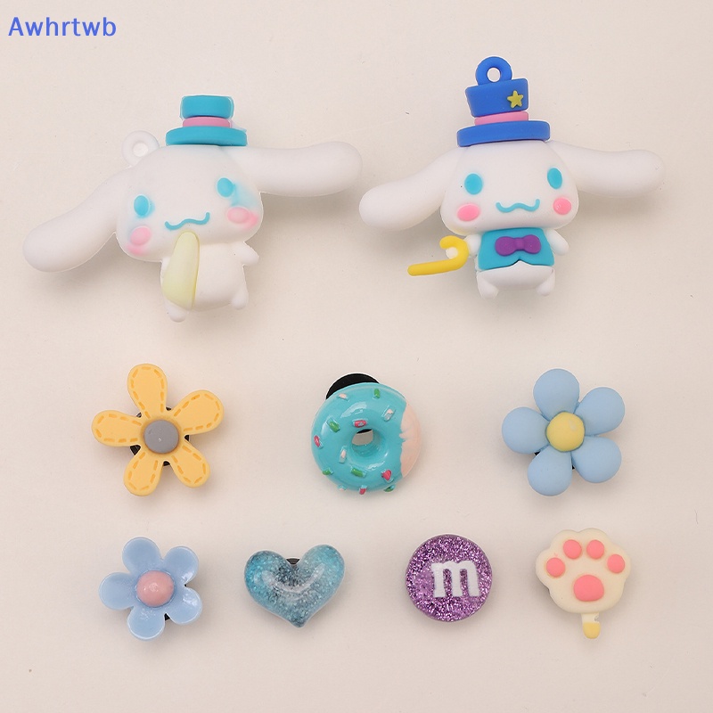 Set 9 Phụ Kiện Trang Trí Giày Hình Giày Croc DIY Cho Bé Mới