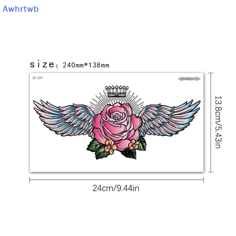 Hình Xăm Dán Tạm Thời Màu Đen Chống Thấm Nước Trang Trí Cơ Thể Mới