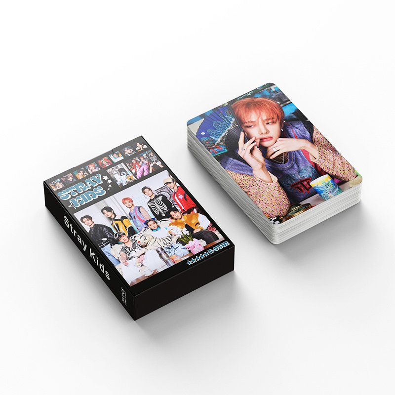 Stray Kids LOMO Card Set 55 Tấm Thẻ Ảnh 5-STAR Hình Nhóm Nhạc